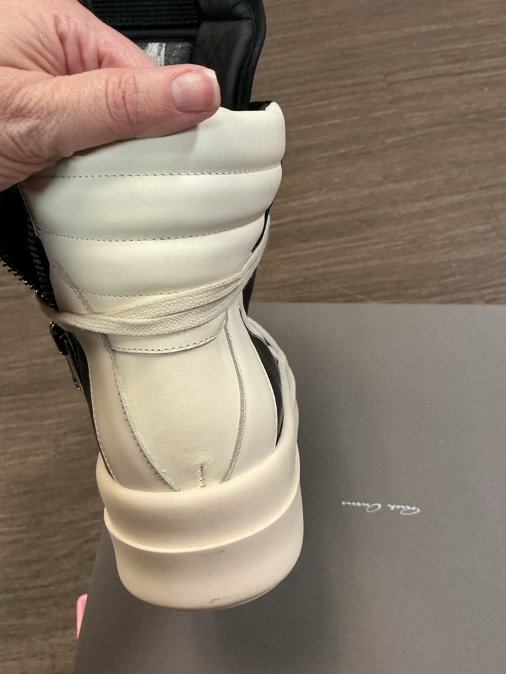 Rick Owens Mega Bumper Geobasket sneakers size 38 - Picture 10 of 13